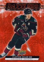 2023 Upper Deck Dazzlers Orange Series 2 #DZ-100 Clayton Keller
