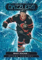 2022 Upper Deck Dazzlers Blue #DZ-2 Brady Tkachuk