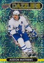 2021 Upper Deck Dazzlers Green Series 2 #DZ-93 Auston Matthews