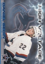 2000 Pacific Vanguard High Voltage #34 Daniel Sedin