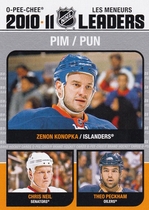 2011 Upper Deck O-Pee-Chee OPC League Leaders #LL-4 Chris Neil|Theo Peckham|Zenon Konopka