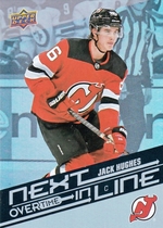 2019 Upper Deck Overtime Next in Line #NL-1 Jack Hughes