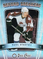 2007 Upper Deck OPC Record Breakers #RB3 Paul Stastny