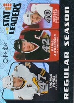 2007 Upper Deck OPC Stat Leaders #SL4 Daniel Alfredsson|Nicklas Lidstrom|Thomas Vanek