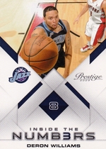 2009 Panini Prestige Inside the Numbers #7 Deron Williams