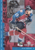 1998 Upper Deck MVP Special Forces #F14 Peter Forsberg