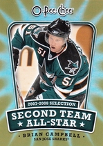 2008 Upper Deck OPC Second Team All Stars #2ND-BC Brian Campbell