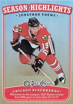 2008 Upper Deck OPC Season Highlights #SH-19 Jonathan Toews