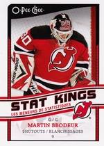 2010 Upper Deck O-Pee-Chee OPC Stat Kings #SK-19 Martin Brodeur