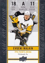 2018 Upper Deck Tim Hortons Game Day Action #GDA-11 Evgeni Malkin