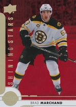2017 Upper Deck Shining Stars Left Wingers Red #SSL-3 Brad Marchand