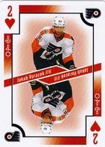 2017 Upper Deck O-Pee-Chee OPC Playing Cards #2H Jakub Voracek