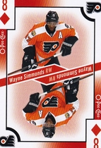 2017 Upper Deck O-Pee-Chee OPC Playing Cards #8D Wayne Simmonds