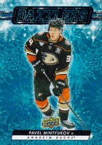 2023 Upper Deck Extended Dazzlers Blue #DZ-136 Pavel Mintyukov