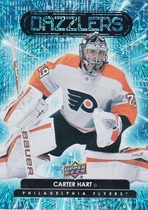 2022 Upper Deck Dazzlers Blue #DZ-3 Carter Hart