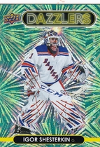 2021 Upper Deck Dazzlers Green #DZ-32 Igor Shesterkin