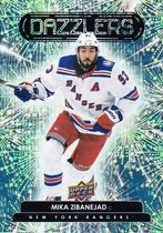 2022 Upper Deck Dazzlers Green #DZ-45 Mika Zibanejad