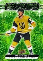 2023 Upper Deck Dazzlers Green Series 2 #DZ-62 Jack Eichel