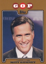 2008 Topps Campaign 2008 Gold #MR Mitt Romney