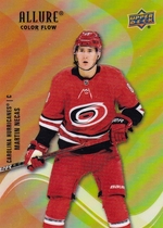 2022 Upper Deck Allure Color Flow Orange-Yellow #SF-24 Martin Necas
