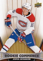 2018 Upper Deck Rookie Commence Series 2 #RC-JK Jesperi Kotkaniemi