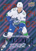 2024 Upper Deck MVP Its Their Time #IT-22 Elias Pettersson