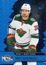 2020 Skybox Metal Universe Blue Spectrum #6 Mats Zuccarello