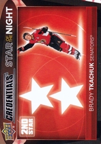 2021 Upper Deck Credentials Star of the Night #2S-6 Brady Tkachuk