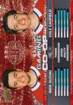 2024 Upper Deck Gaming Co-Op Speckle #CGO-24 Cole Caufield|Nick Suzuki