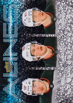2024 Upper Deck A-Lines #AL-18 Jack Hughes|Jesper Bratt|Timo Meier