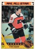 1987 Topps Sticker Inserts #10 Tim Kerr