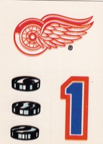 1987 Topps Sticker Inserts #15 Detroit Wings
