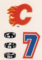 1987 Topps Sticker Inserts #18 Calgary Flames