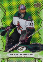 2022 Upper Deck Ice Green #75 Karel Vejmelka