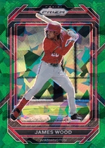 2023 Panini Prizm Green Ice Prizm #47 James Wood