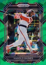 2023 Panini Prizm Green Ice Prizm #294 Harold Baines