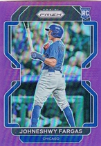 2022 Panini Prizm Purple Prizm #144 Johneshwy Fargas