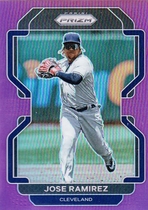 2022 Panini Prizm Purple Prizm #182 Jose Ramirez