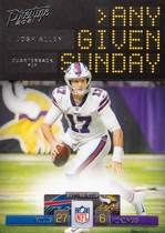 2021 Panini Prestige Any Given Sunday #AGS-JA Josh Allen