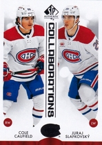 2023 SP Authentic Collaborations #C-10 Cole Caufield|Juraj Slafkovsky