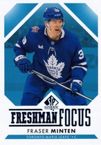 2023 SP Authentic Freshman Focus Blue #FF-3 Fraser Minten