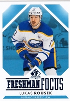 2023 SP Authentic Freshman Focus Blue #FF-37 Lukas Rousek