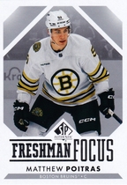 2023 SP Authentic Freshman Focus #FF-40 Matthew Poitras