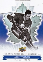 2017 Upper Deck Toronto Maple Leafs Centennial Blue Die-Cut #96 Mike Walton