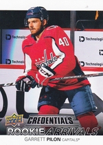 2021 Upper Deck Credentials Rookie Arrivals #RA-25 Garrett Pilon