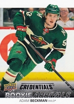 2021 Upper Deck Credentials Rookie Arrivals #RA-38 Adam Beckman