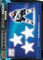 2021 Upper Deck Credentials Star of the Night Rookies #3SR-3 Scott Perunovich