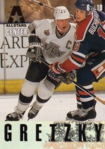 1993 Leaf Gold Leaf All Stars #6 Doug Gilmour|Wayne Gretzky