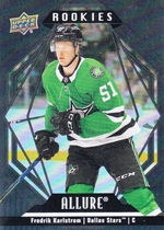2022 Upper Deck Allure Black Rainbow #113 Fredrik Karlstrom