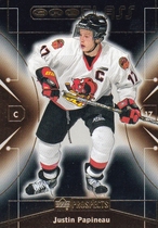 1999 Upper Deck Prospects CHL Class #C2 Justin Papineau